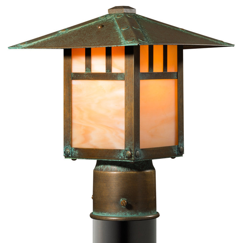 Brookdale Post Mount with 8" Roof 492-3