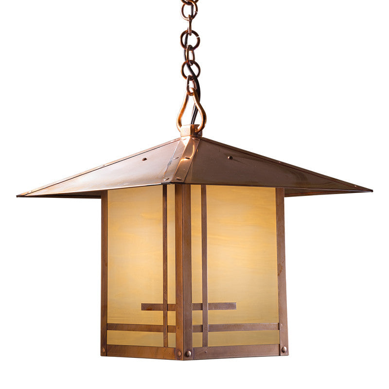 Brookdale Chain Mount Pendant with 23.75" Roof 497-4