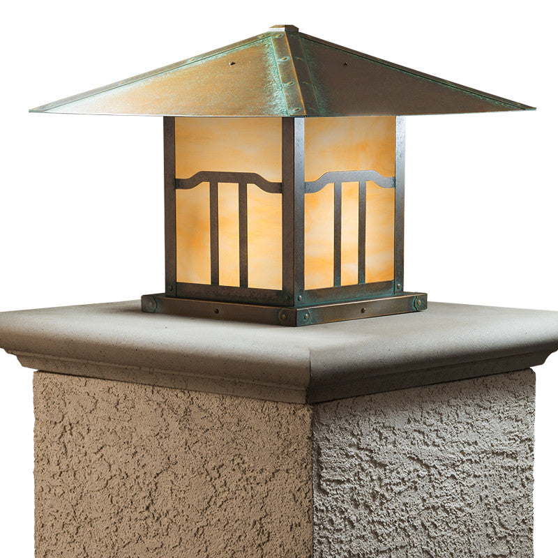 Brookdale Column Mount with 21" Roof 496-6