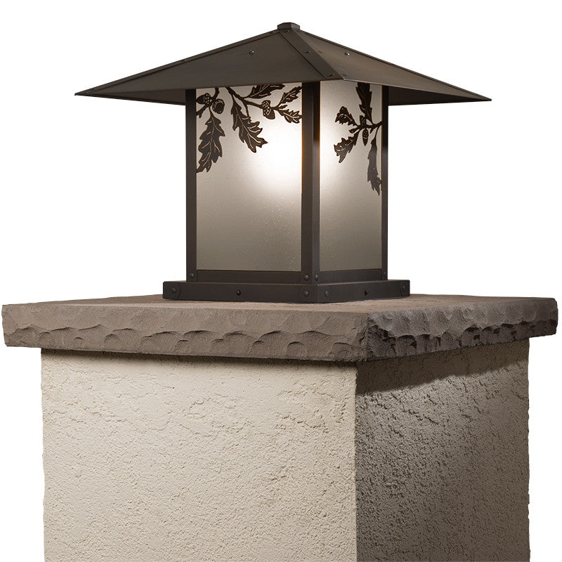 Brookdale Column Mount with 12" Roof 493-6
