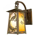 Baldwin Hooked Arm 13" Roof Outdoor Sconce 605-1