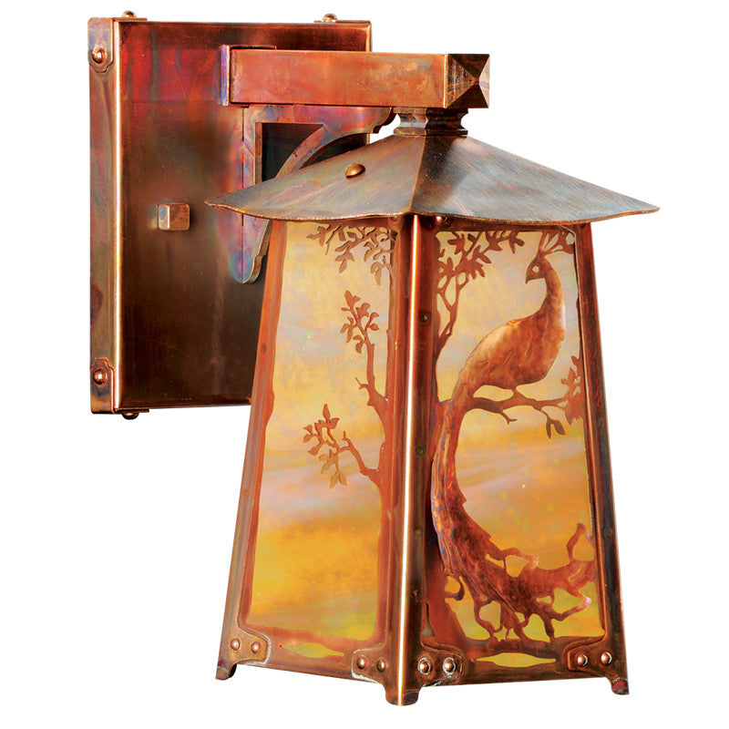 Baldwin Fixed Arm 9-1/2" Roof Outdoor Sconce 604-8
