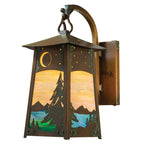 Baldwin Hooked Arm 5" Roof Outdoor Sconce 602-1
