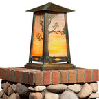 Baldwin Column Mount with  7" Roof  603-6
