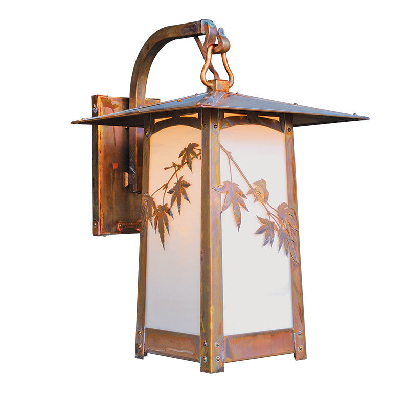 Cobblestone Hooked Arm 17" Roof Sconce 635-1