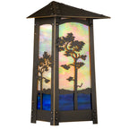 Cobblestone Flush Wall 12.5" Roof Outdoor Sconce 635-2