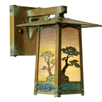 Cobblestone Fixed Arm 9" Roof Outdoor Sconce 633-8