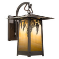Cobblestone Hooked Arm 9" Roof Outdoor Sconce 633-1