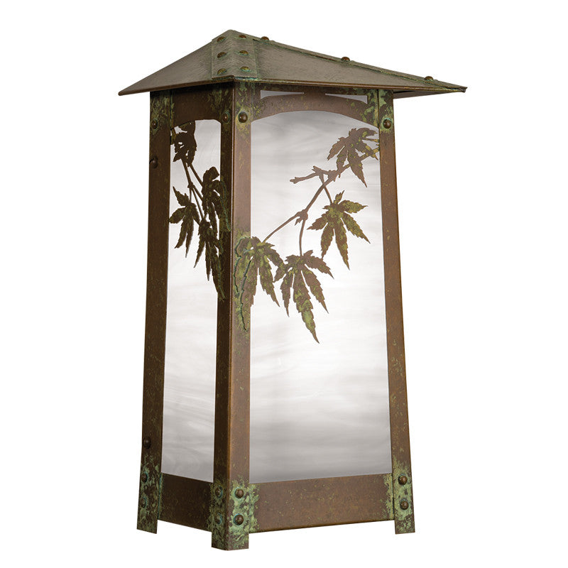 Cobblestone Flush Wall 10" Roof Outdoor Sconce 634-2