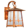 Poplar Glen Hooked Arm Sconce with 10.75" Roof 644-1
