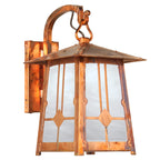 Poplar Glen Hooked Arm Sconce with 10.75" Roof 644-1