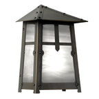Poplar Glen Flush Wall Sconce with 7" Roof 643-2