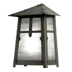 Poplar Glen Flush Wall Sconce with 14" Roof 645-2