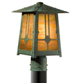 Poplar Glen Post Mount with 6" Roof 642-3