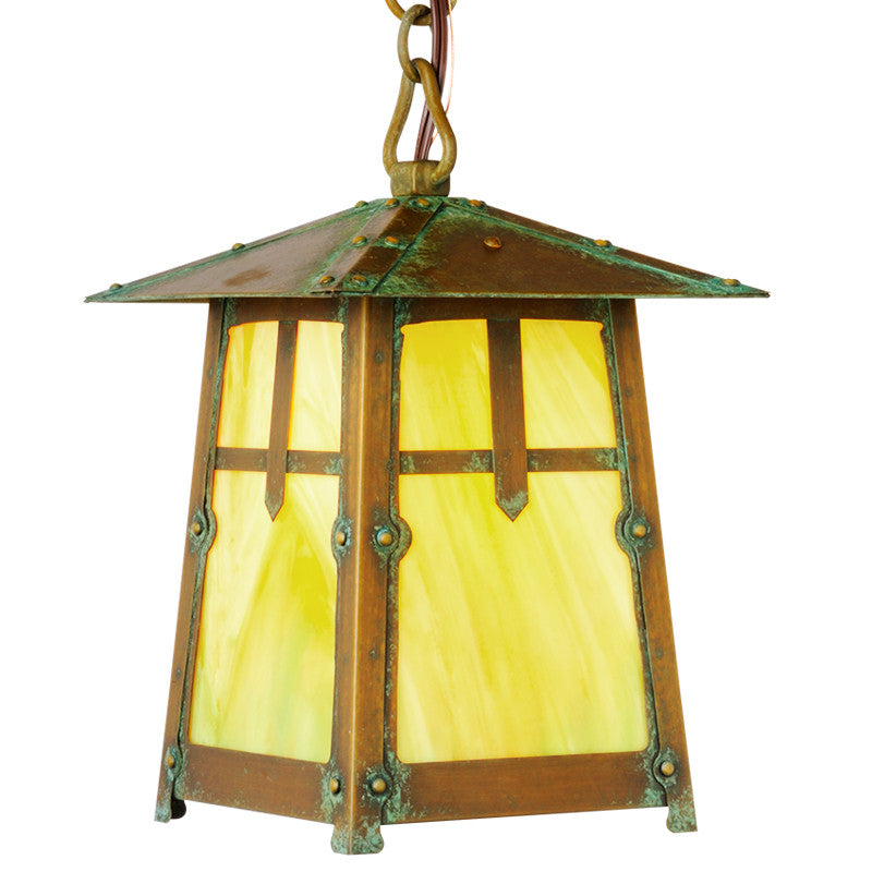 Poplar Glen Chain Mount Pendant  with 6" Roof 642-4