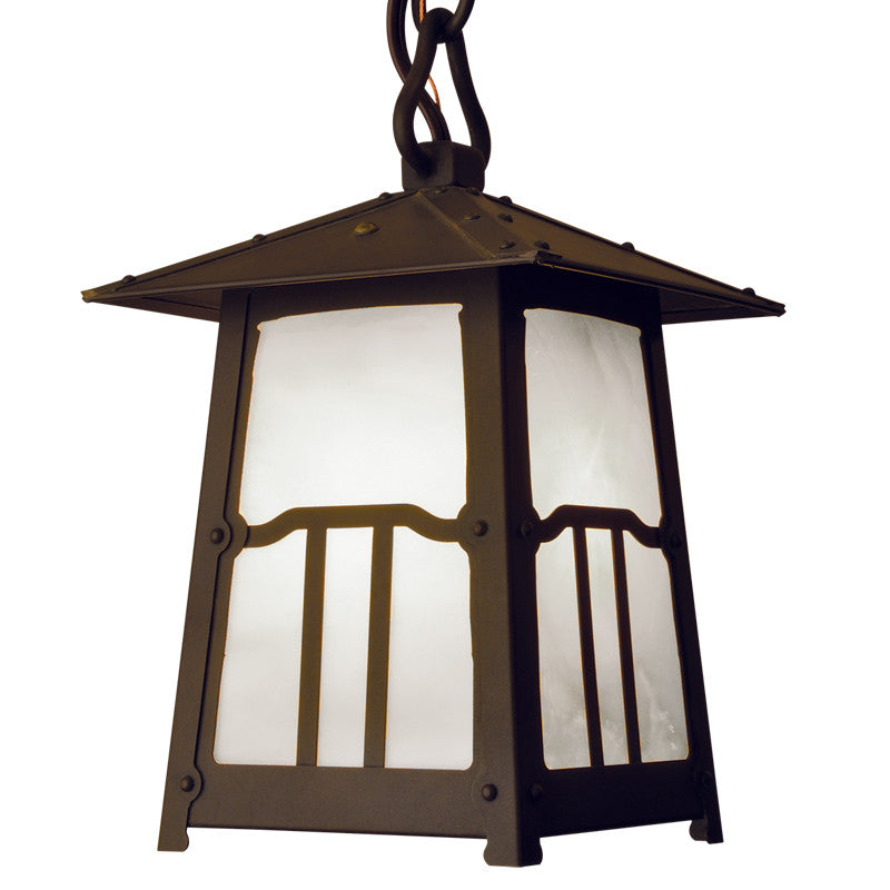 Poplar Glen Chain Mount Pendant  with 10.75" Roof 644-4