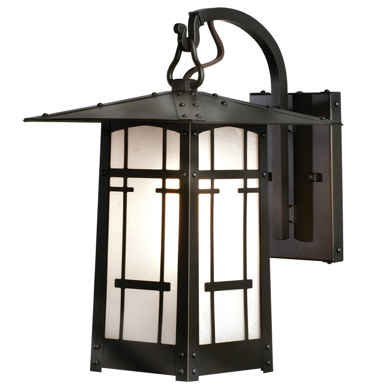 San Marino Hooked Arm Sconce  with 9" Roof   703-1