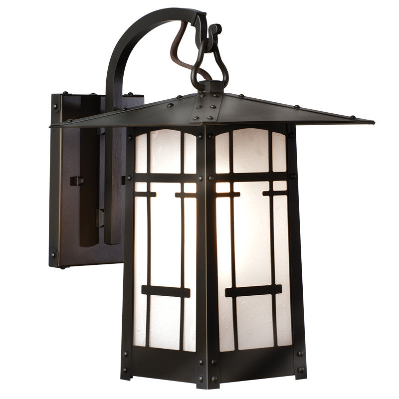 San Marino Hooked Arm Sconce  with 6-1/2" Roof   702-1