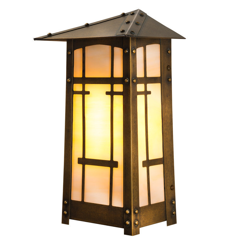 San Marino Flush Mount Sconce  with 13" Roof   705-2
