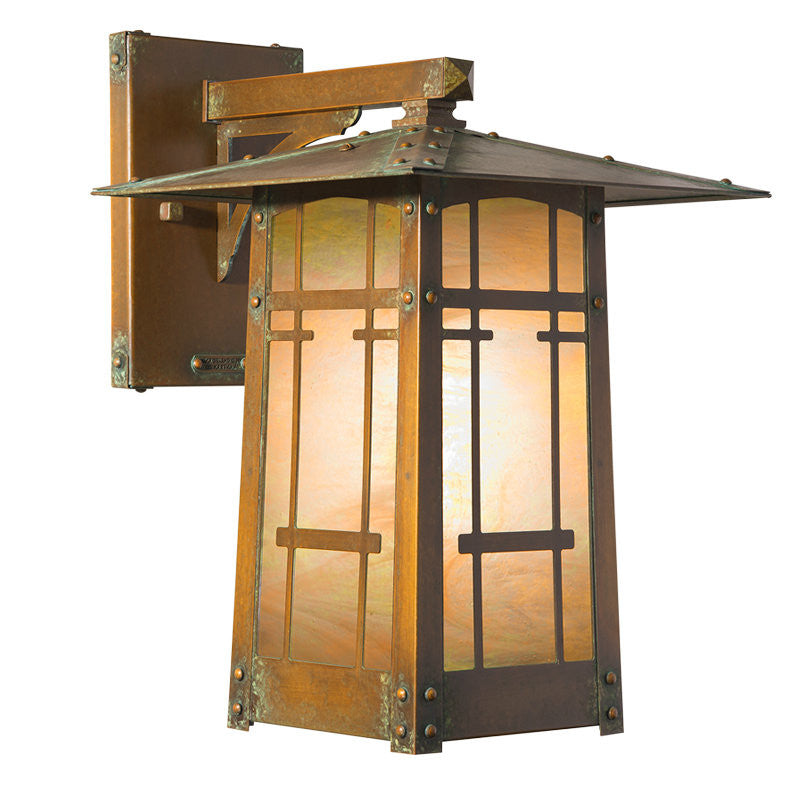 San Marino Fixed Arm Sconce  with 9" Roof 703-8