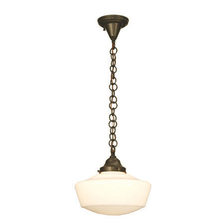 Schoolhouse Pendant with traditional shade 78010-M