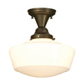 12" Schoolhouse Semi Flushmount 78011-M