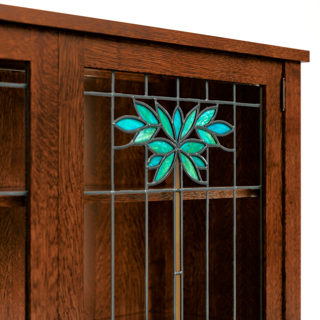 Stickley LaSalle Stained Glass Bookcase Promo – 125th Anniversary Edition