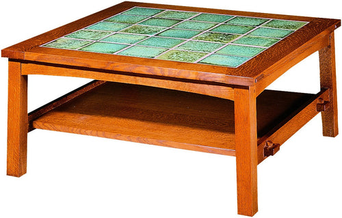 Stickley Tile Top Cocktail Table 89-579