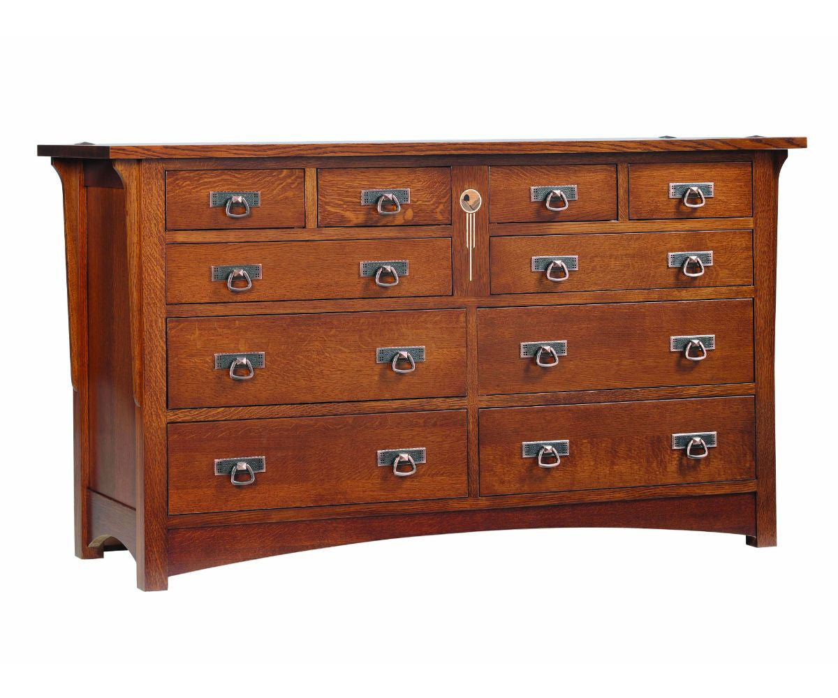 Craftsman 10 Drawer Dresser 65"w x 36"H