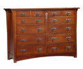 Craftsman 12 Drawer Dresser 65"w