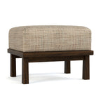 Hudson Valley Wood-Frame Ottoman By Stickley