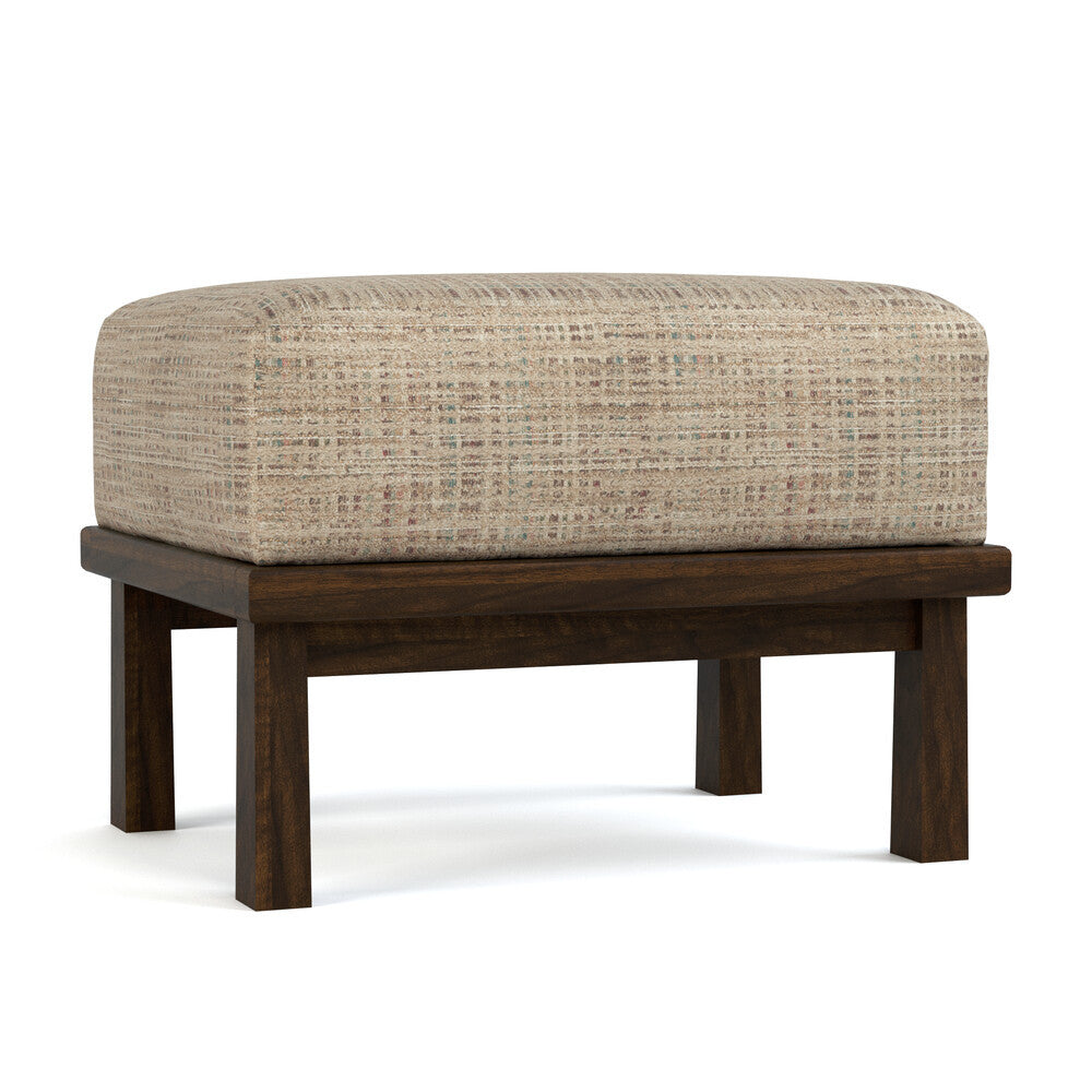 Hudson Valley Wood-Frame Ottoman By Stickley