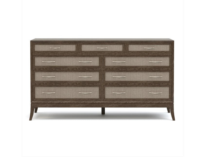 Maidstone Nine-Drawer Dresser, Woven Jute by Stickley