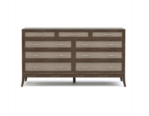 Maidstone Nine-Drawer Dresser, Woven Jute by Stickley