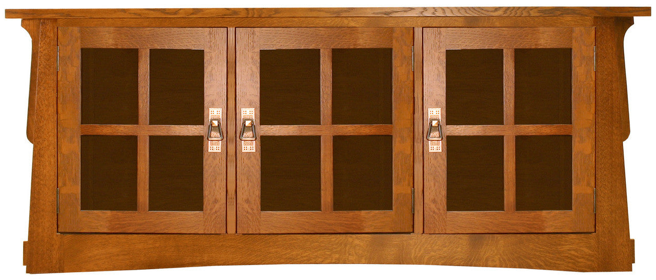 Aurora Crofter TV Console - 65W, One Shelf, Two Flip Fronts, Four Drawers