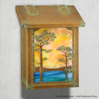 Monterey Pine Vertical Mailbox AF-131