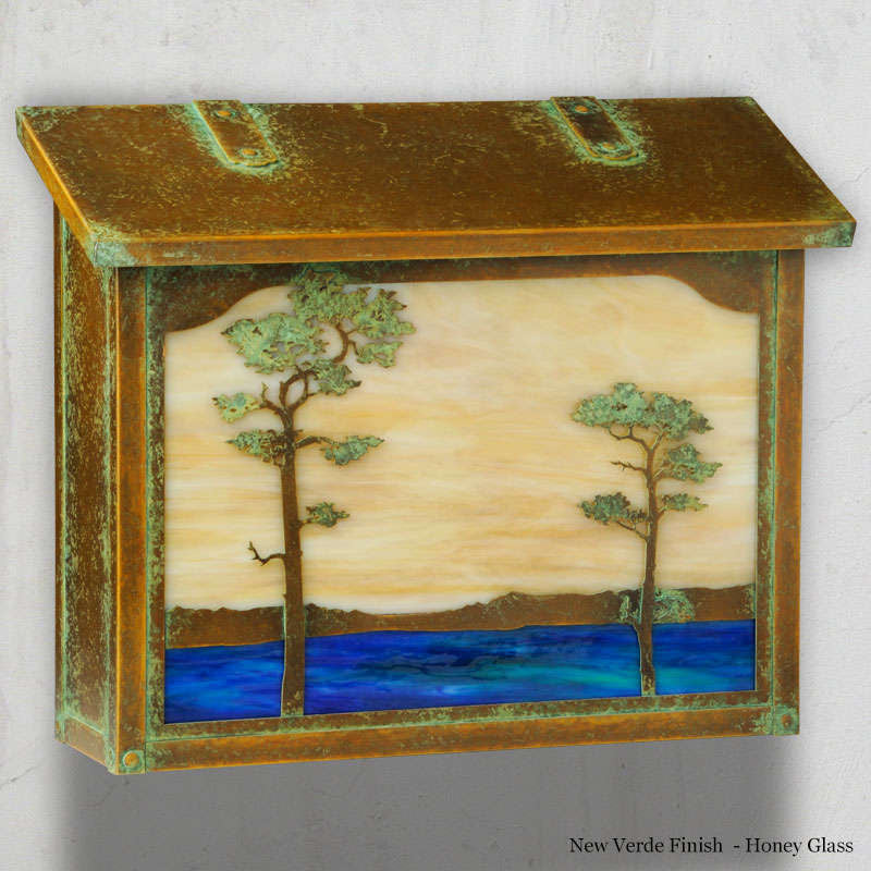 Monterey Pine Large Mailbox AF-133