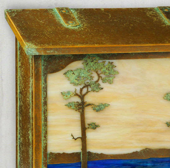 Monterey Pine Large Mailbox AF-133