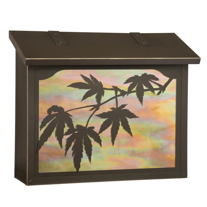 Japanese Maple Large Wall Mount Mailbox AF-153