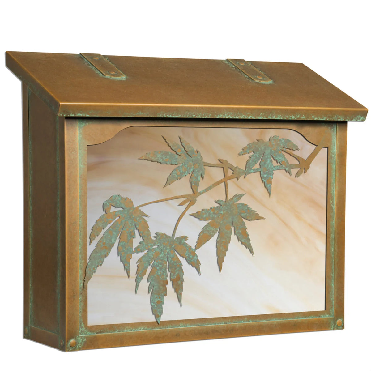 Japanese Maple Large Wall Mount Mailbox AF-153