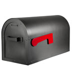 Arched Solid Brass Post Mount Mailbox  AF-501