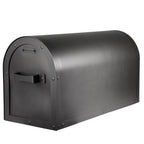 Arched Solid Brass Post Mount Mailbox  AF-501