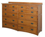 American Mission 12-Drawer Dresser