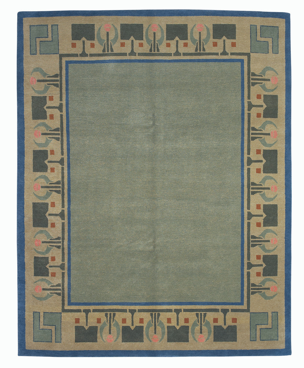 Craftsman Arrowroot Spearmint Rug
