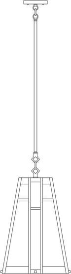 Asheville Stem Mount Pendant ASH-12