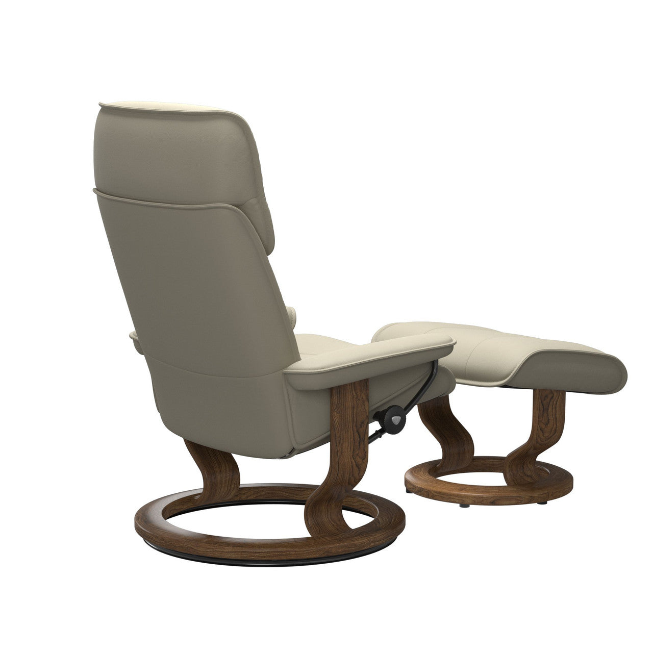 Stressless Admiral Classic Chair and Ottoman
