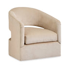 Beige armchair on a white background
