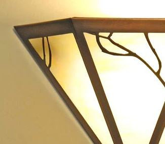 Triangular Sconce Art Nouveau Design by James Mattson