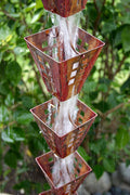 Arts and Crafts Copper Rain Chain