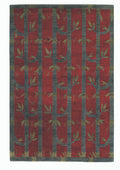 Craftsman Bamboo Red Rug